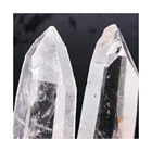 Stone Stone Point Hot Sale Natural Healing Crystal Stone Wand Clear Quartz Lemurian Quartz Point
