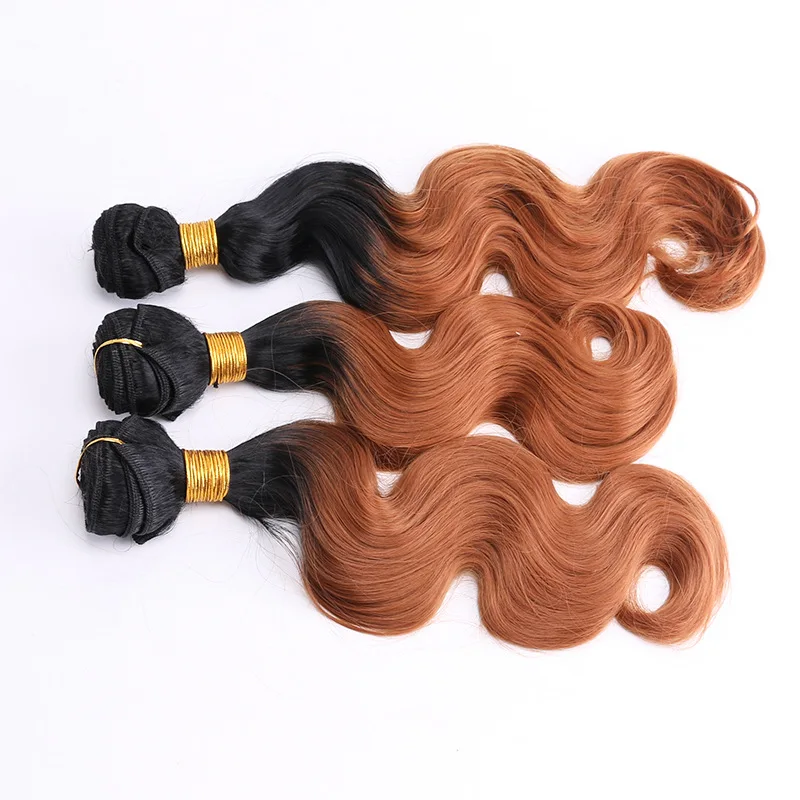 blonde synthetic hair bundles