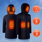 Custom Graphene Winter Usb 5V Women Mens Down Electric Heated Jacket