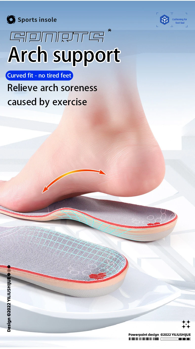 Custom Anti Slip Sports Insoles TPU Arch Support Wholesale Custom Anti Slip Sports Insoles TPU Arch Support Wholesale