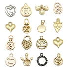 Pendant Custom Stainless Steel Designer Name Logo Engraved Charms Jewelry Tag Pendant For Diy Bracelet