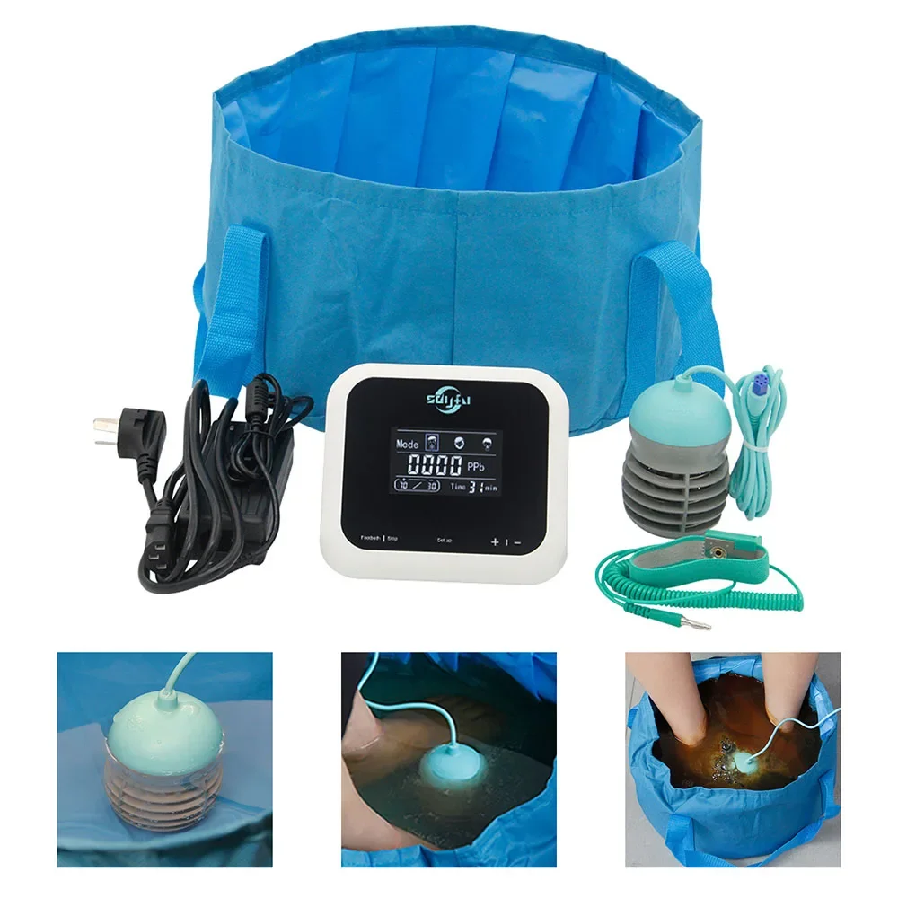 Foot Detox Ionic Spa Machine Ion Detoxifier Spa Bucket Basin Ionic