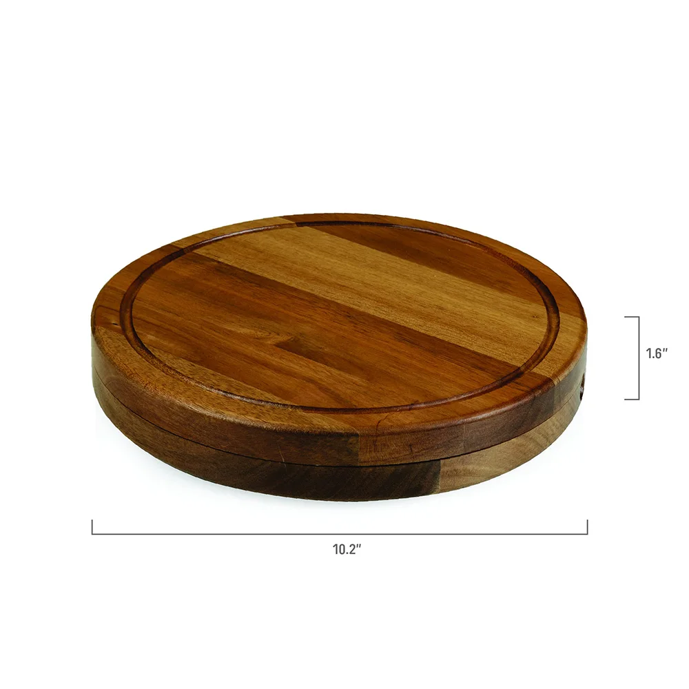 product acacia wood round charcuterie board and cheese knife set for meat and cheese cutting-12