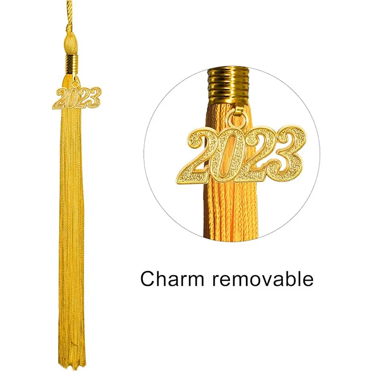 School Uniform Gold Children Shiny Graduation Cap Gown Kid Graduation Gowns and Caps details