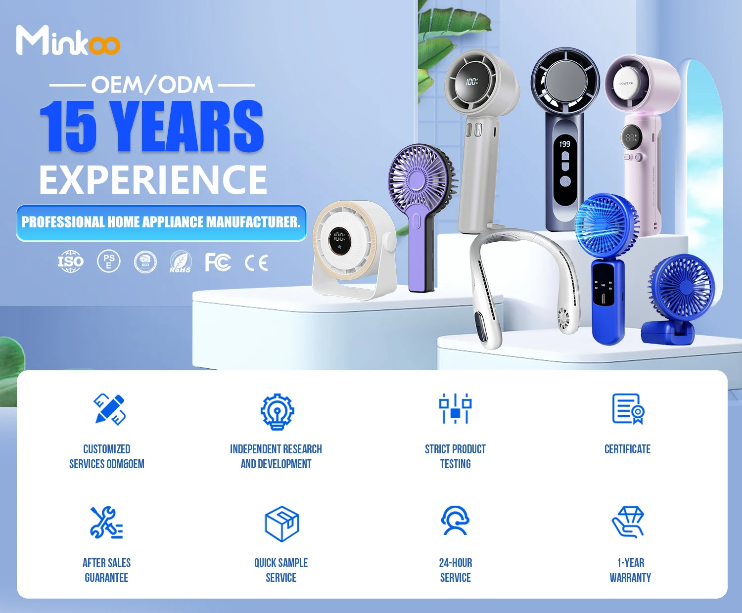 Air Cooling Handheld Fan, Portable, USB - detail 2