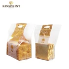 Food Gusset Printed Bag Food Grade With Side Gusset Printed Bread Plastic Packing Bag For Snack
