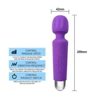 Massager Amazon Hot Sell USB Massager Handheld Wireless Cordless AV Big Wand Body Sex Toy Women Vibrators