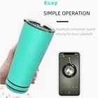 Music Enjoy Music Tumbler Wireless Wireless Speaker Water Bottle Stainless Steel Flask New Design Music Cup