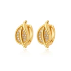 Earring Gold Factory Wholesale Women Jewelry Starfish Earring Acssessory 24K Gold Plated Jewelry For Party