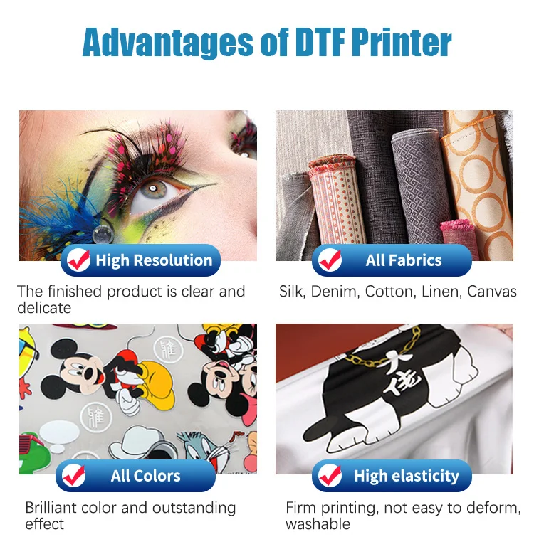 Dtf Printer A3 Dtf Printer 30cm Printing Machine With Dual Xp600 Head