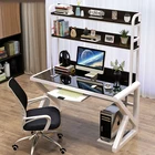 Study Table Simple Gaming Study Table Computer Desks With Shelf