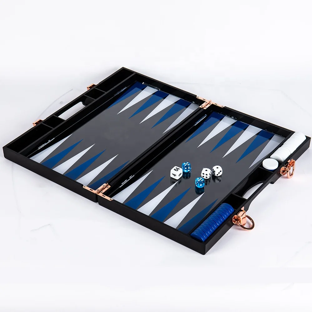 Satom Portable Acrylic Backgammon Game Chess Board Set - Buy 