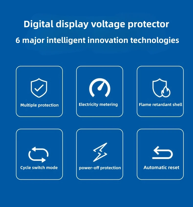 product avp 80  digital display overvoltage and undervoltage protector the industrial guardian of electricity-4