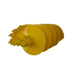 Single Cut Flat Drill Excavator Planting Ground Hole Spiral Drilling Earth Rock Tip Auger Parts