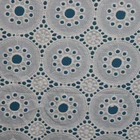 Sale Cotton Embroidered Hot Sale African Customized Round Design 100% Cotton Embroidered Fabric