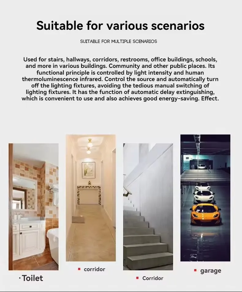 Đế đèn cảm biến vặn E27, điều khiển bằng giọng nói, công tắc trễ, bộ chuyển đổi ổ đèn AC220V, phụ kiện chiếu sáng, giá đỡ bóng đèn LED