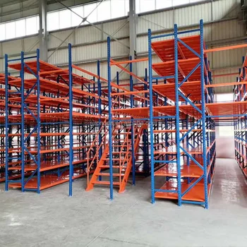 Heavy Duty Mezzanine Racking, Steel Mezzanine Floor Warehouse Steel Platform