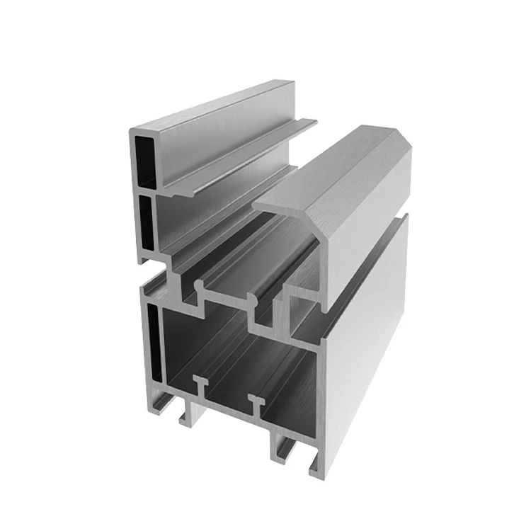 5585 Extruded Industrial Aluminum Profile 2.5 Times Speed Line 25.4 Pitch Chain BS25-C208A Aluminum Alloy Profile details