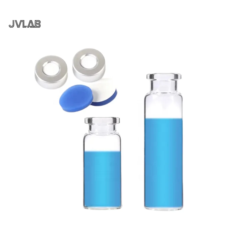 Laboratory Gas Chromatography Vial Crimp Top Gc Headspace Tubular Glass