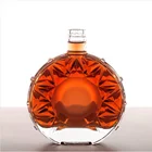 Bottle Wholesale Custom Logo High Quality Engrave Design Liquor Vodka Wine XO Spirit Glass Bottle