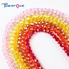 Beads Bestone Wholesale 4mm 6mm 8mm 10mm AB Color Faceted Glass Beads DIY Loose Beads For Jewelry Making