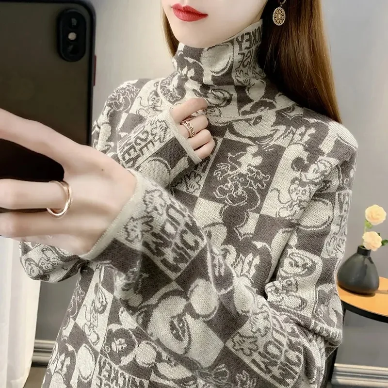 Wholesale high quality welcome products Women's Sweater Design cotton knitted wool Solid sweater for women's sweater