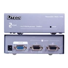 Tv Audio Splitter Audio Hot Selling Dtech Home Security Camera Television Smart Tv Audio Video VGA Splitter 1x2
