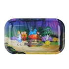Tray Cheap Metal Tray Cheap Price Wholesale Custom Logo Small Metal Tray 27*16cm Blank Serving Tray Tobacco Rolling Tray