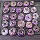 Wholesale A Grade Natural Smooth Gemstone Sugilite Donut Polish Pendant For Jewelry Making