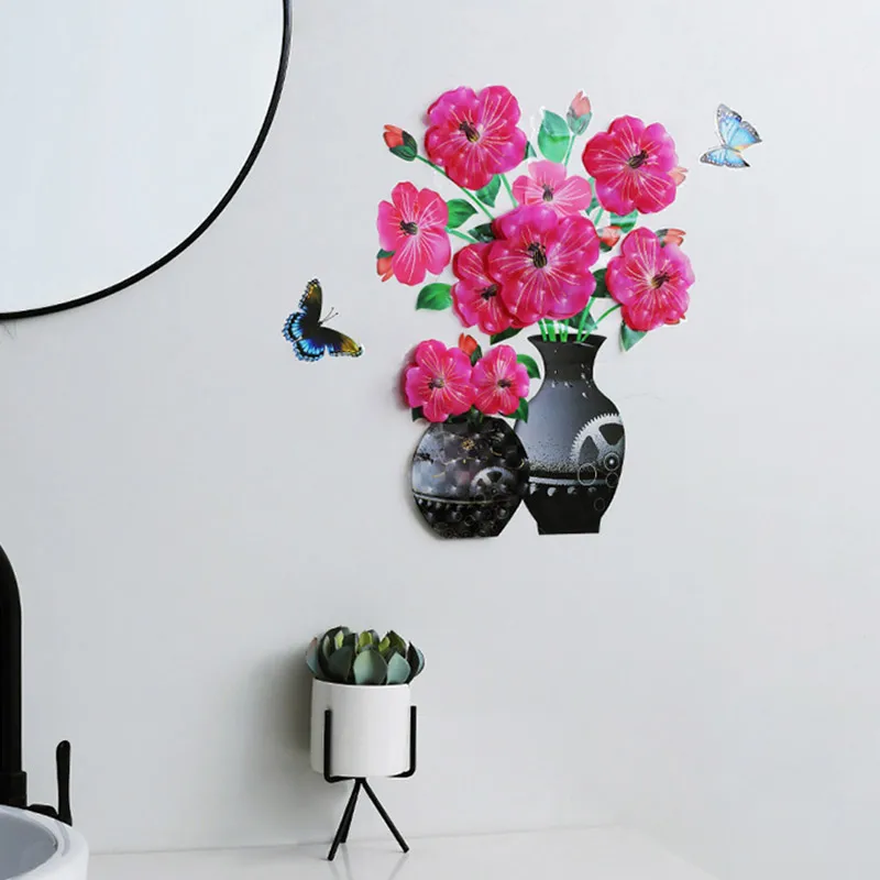 3D Adhesive Flowers Simulation Rose Flower Sticker 21 H7d187b3849db42e291ee27f79f3840988