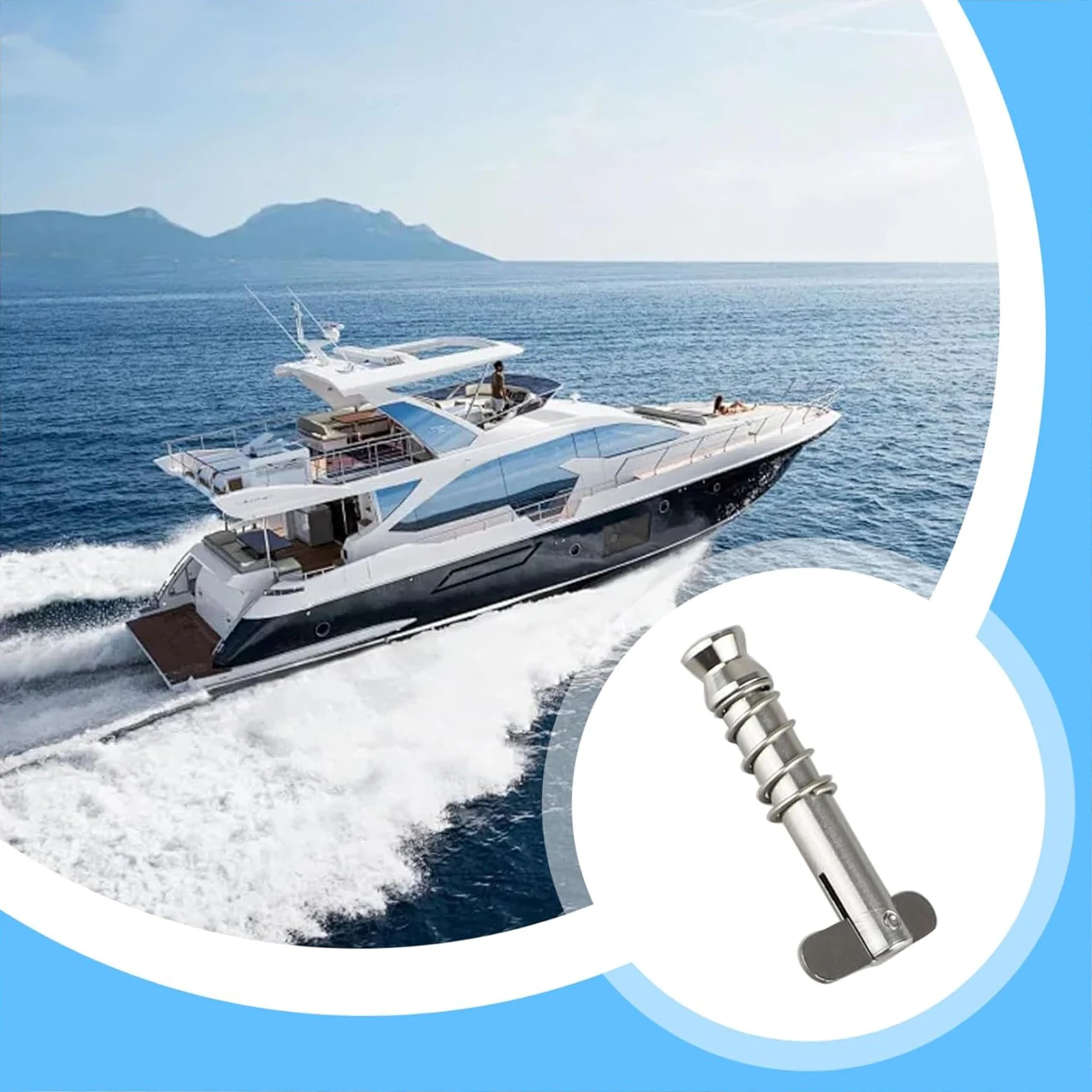 316 Stainless Steel Quick Release Pin with Pull Ring for Durable and Quick Installation in General Industry