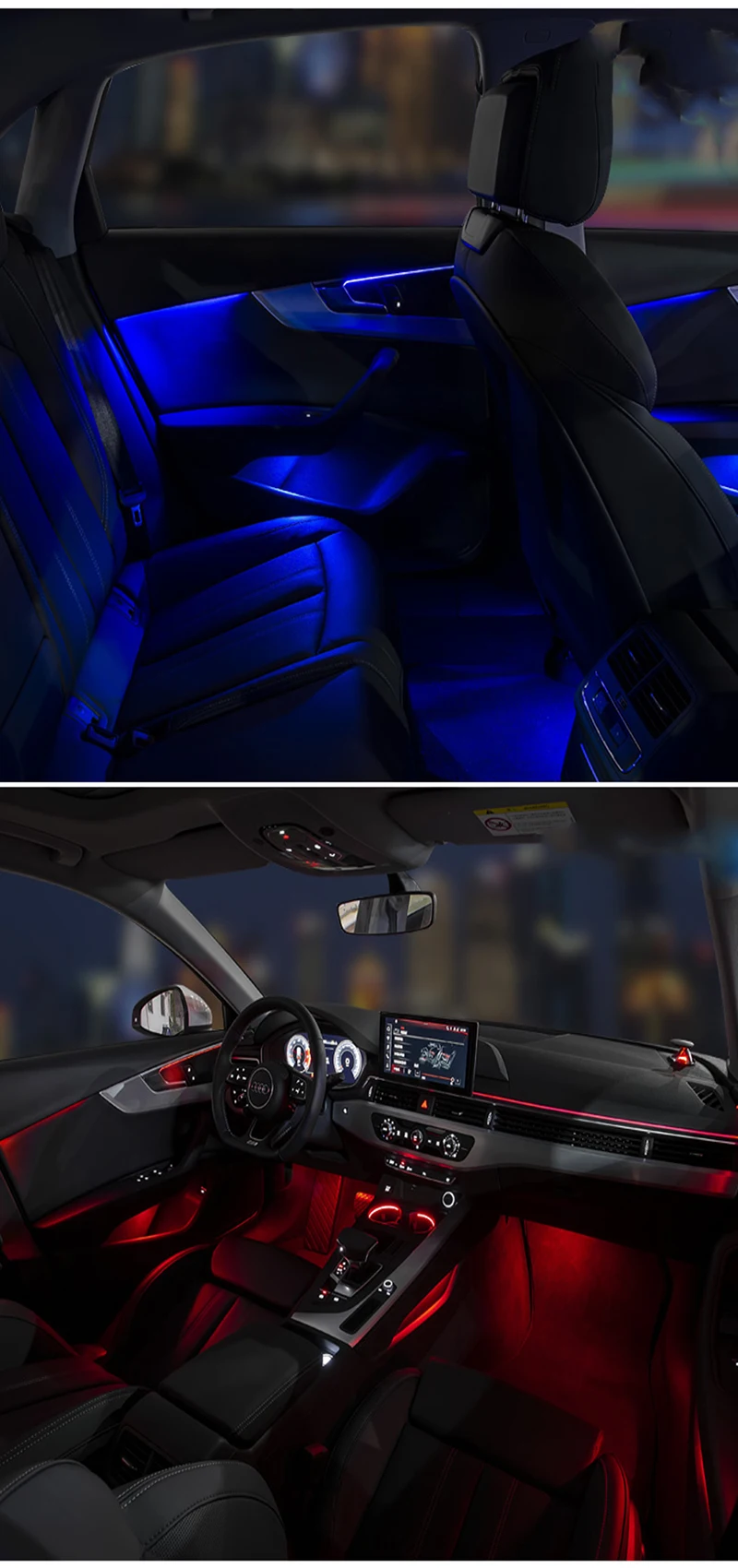 32 Colours Dashboard Trim Ambient Lights For Audi A4 A5 B9 Rs4 Rs5 2017