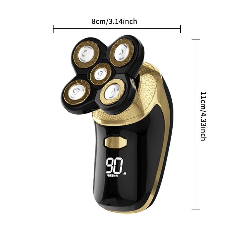 Portable USB Charging Electric Shaver Five-Blade Speed Body Hair Trimmer for Household RV Hotel Use supplier