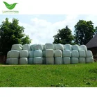 Wrap Bale Wholesale Silage Wrap Film Plastic Bale For Hay Pallet Wrapping Storage 750mm*25um*1500m