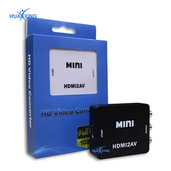 Hot Sale Mini HDMI to RCA 1080P HDMI to AV Converter for DVD VCR