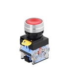 Control Button Yueqing Dahe LA38-11 Flat Round Metal Button 10A Control Equipment Start Pushbutton Self-locking