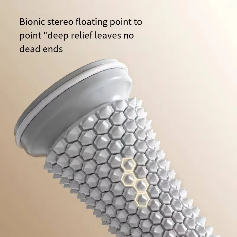 PVC+TPR Foot Massager with Full-body Massage and Plantar Fascia Relief for Yoga Fitness 16.5*6*6cm