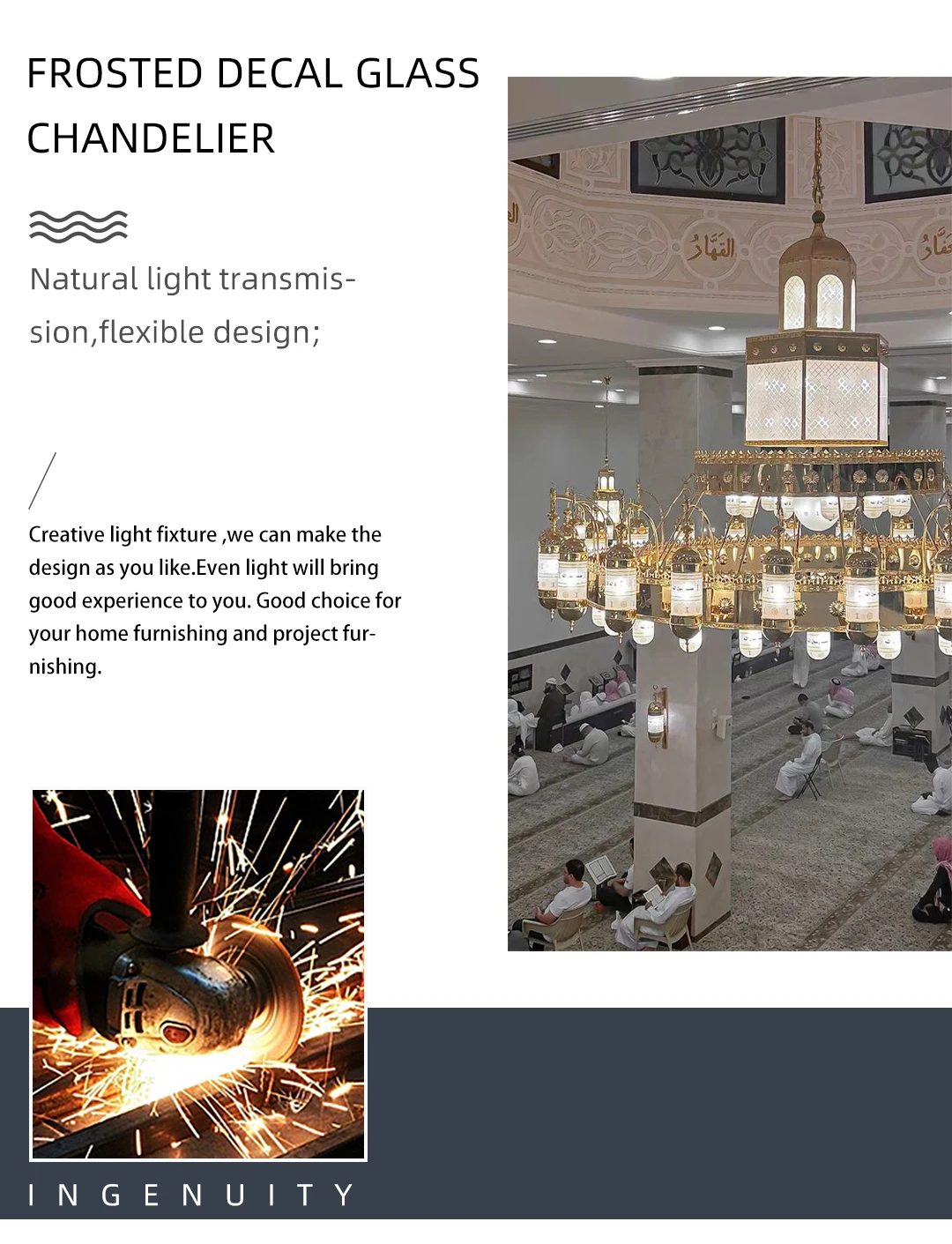 cpl 002 bespoke large mosque chandelier grand islamic led lighting for masjid prayer hall-2