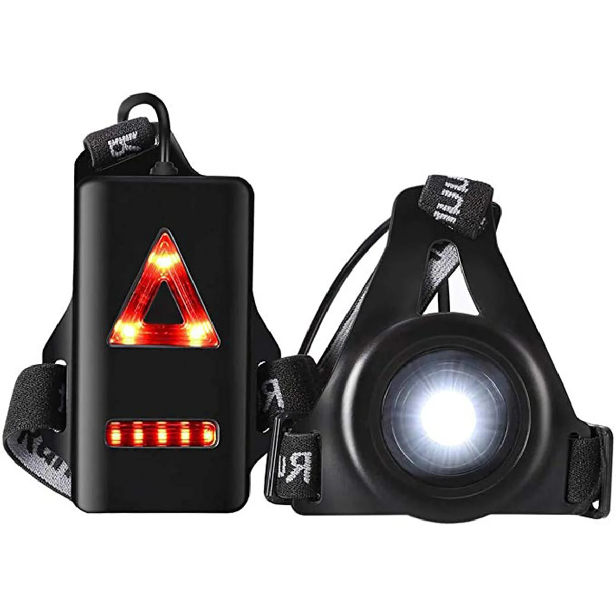 Rechargeable Chest Running LED Light Adjustable for Runners Joggers Reflective 