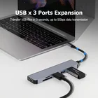 6In 1 Multiport Type-c Hub To Multi Usb 3.0 4k/2k USB-C Hub Cable Adapter