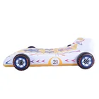 Car Park Toy Inflatable White Racing Car Water Park Pool Float Toy For Adults
