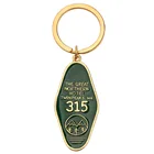 Gift Promotional Gift Metal Custom Logo Enamel Handmade Hotel Keychains