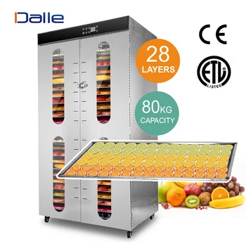 28 Layer Extra Long Large Size Tray Dried Fruit Machines Food Processing Machine Dehydrator