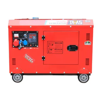 7/8/9KW electric generator hot sale air-cooled portable generator two cylinder 1100F  electric power silent diesel generator