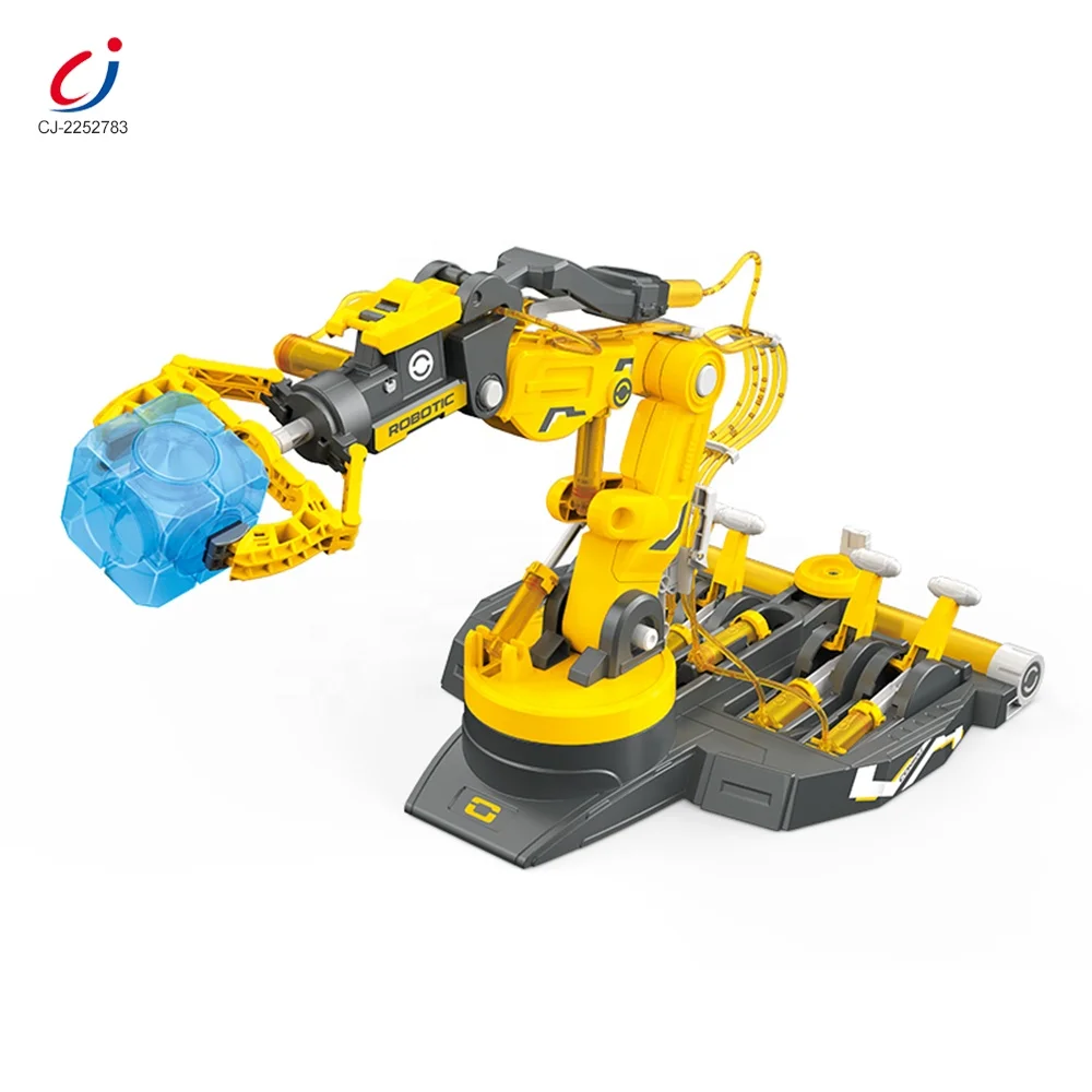 DIY assembly 220pcs building blocks machine 3 in 1 stem robot arm toys hydraulic robotic arm building toy for kids education