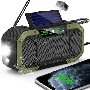 Factory Portable Weather-Band Radio Am Fm Sw 4 Band Solar Radio Meteorological De Emergencia Radio And Things For Survive