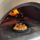 Pizza Wood Oven Outdoor Full Stainless Steel Mobile Wood Burning Pizza Oven