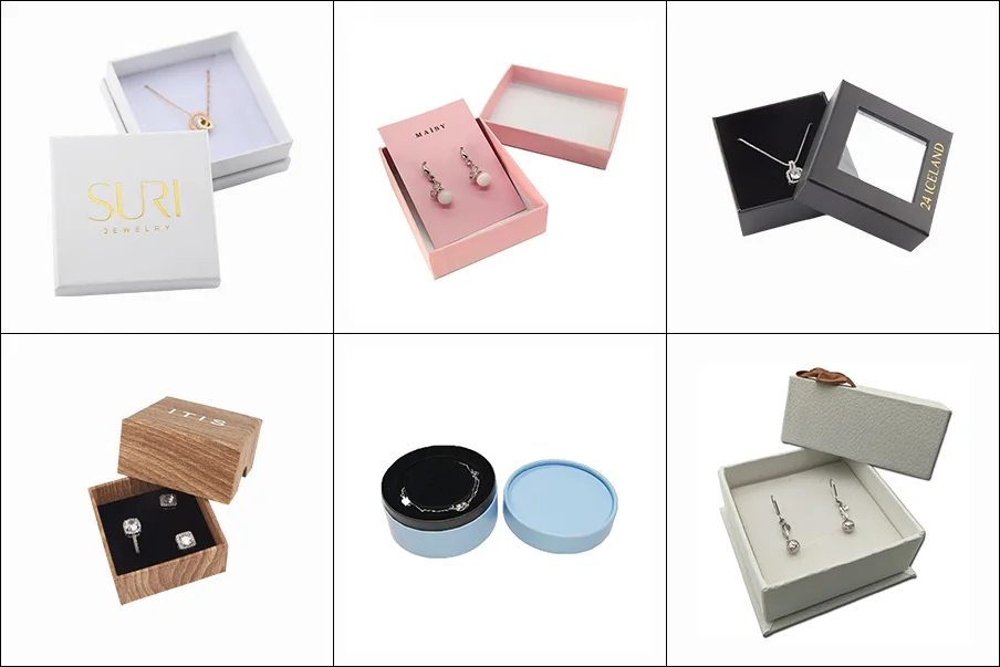white velvet mini necklace box custom logo jewelry packaging for a luxurious intimate gift presentation-1