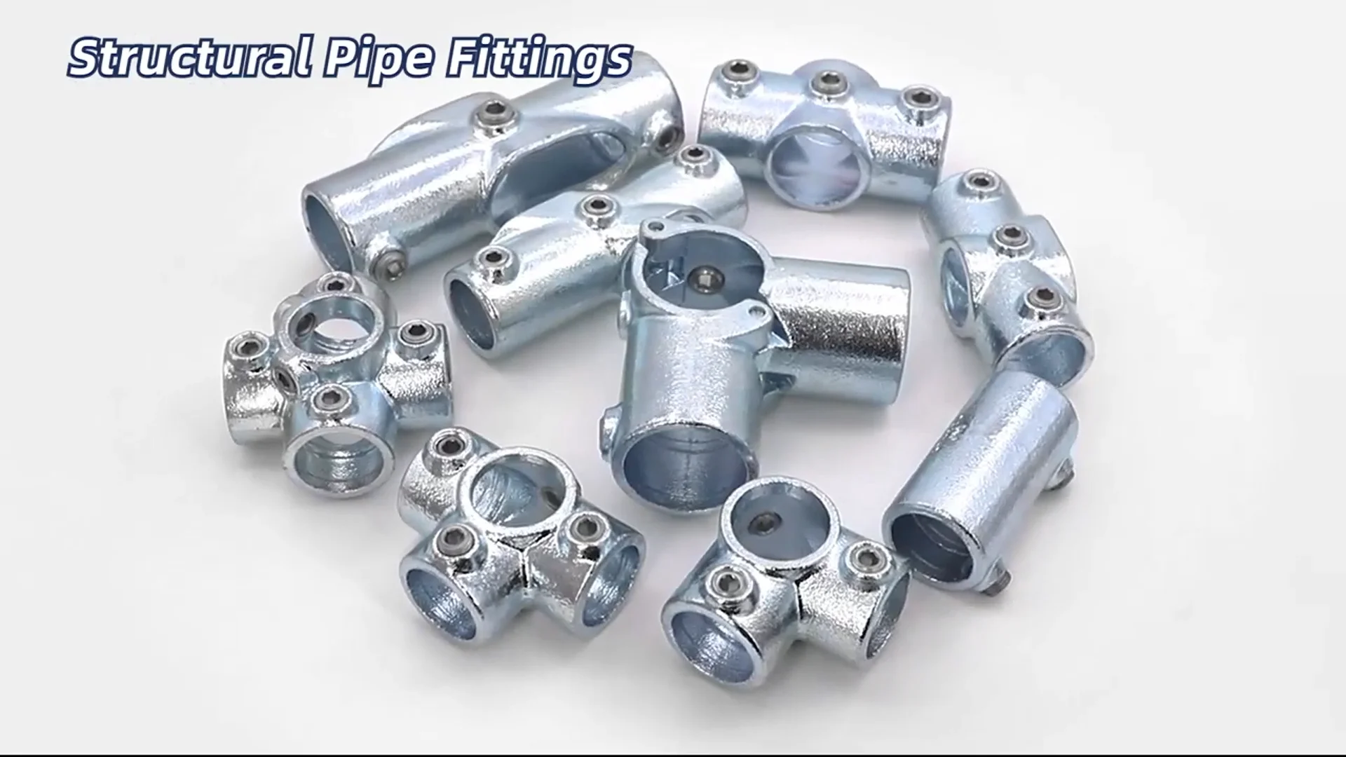 Casting Production Structural Tube Connectors Hot Dipped Galvanized