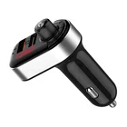 Mp3 LUTU C7 Smart Mdual USB Wireless Car Fm Transmitter Mp3 Player With Bluetooths